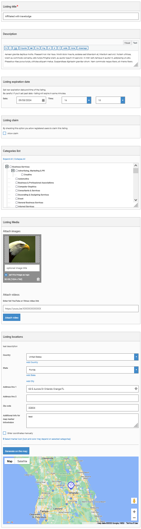 Frontend submission and dashboard
